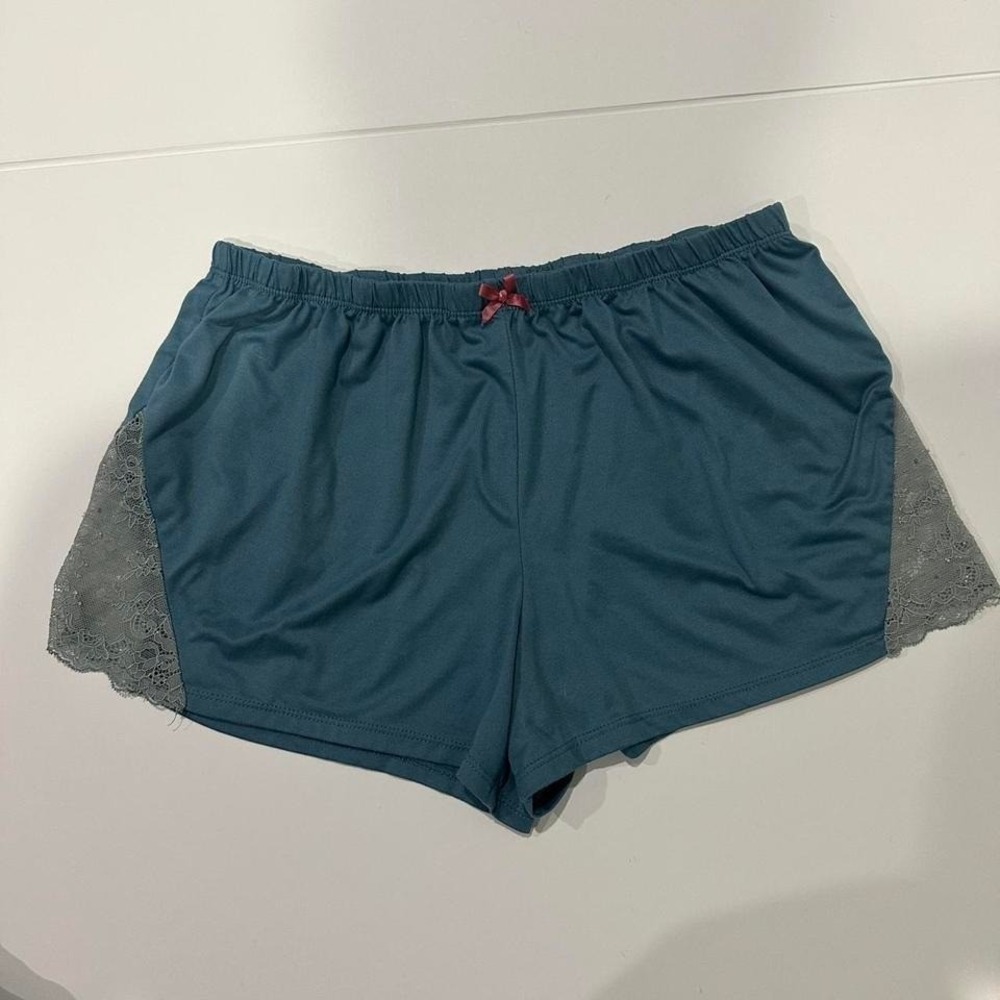 Blue Lace Sleep Shorts sz Medium